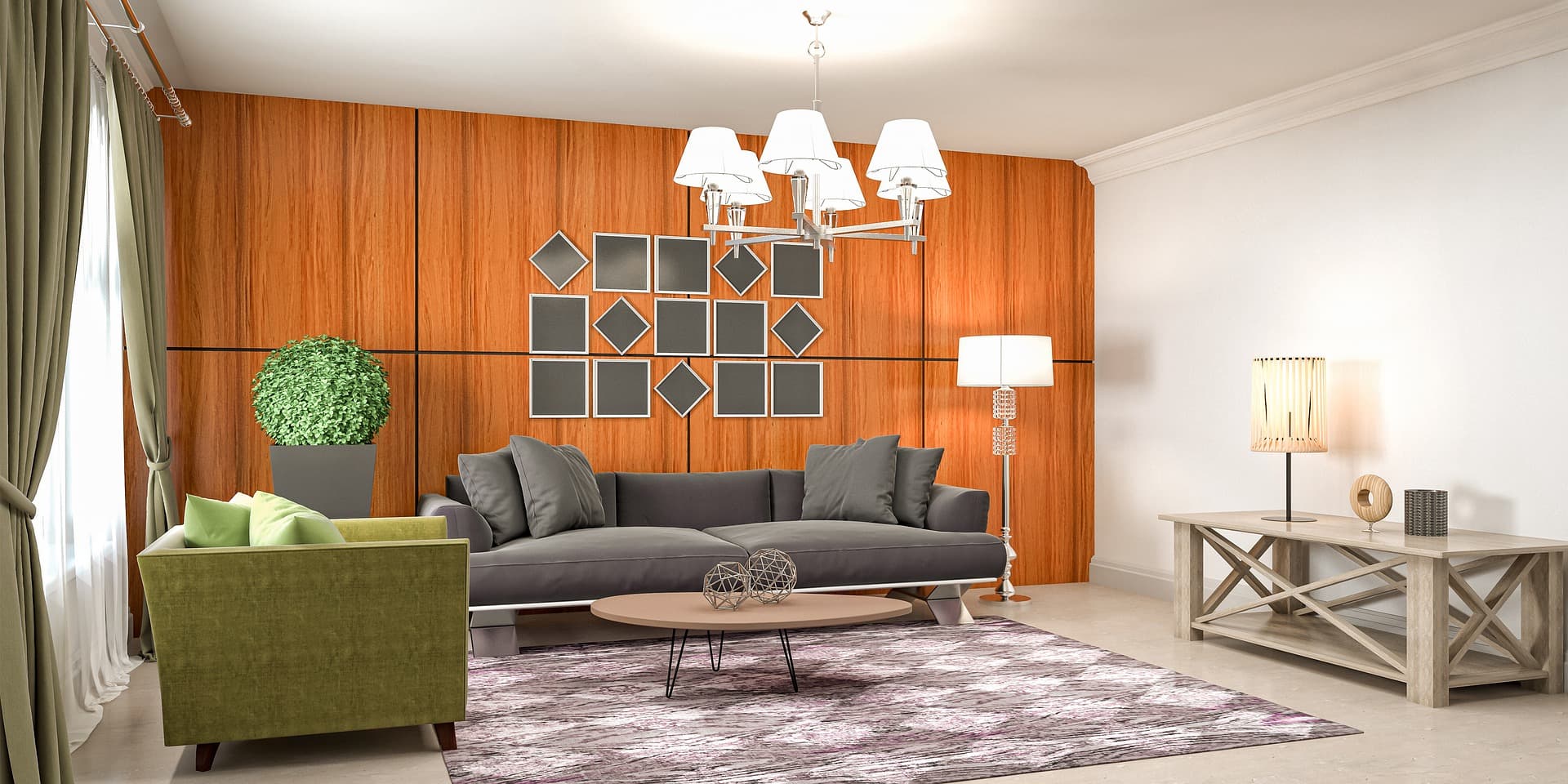 Professionally presented living space