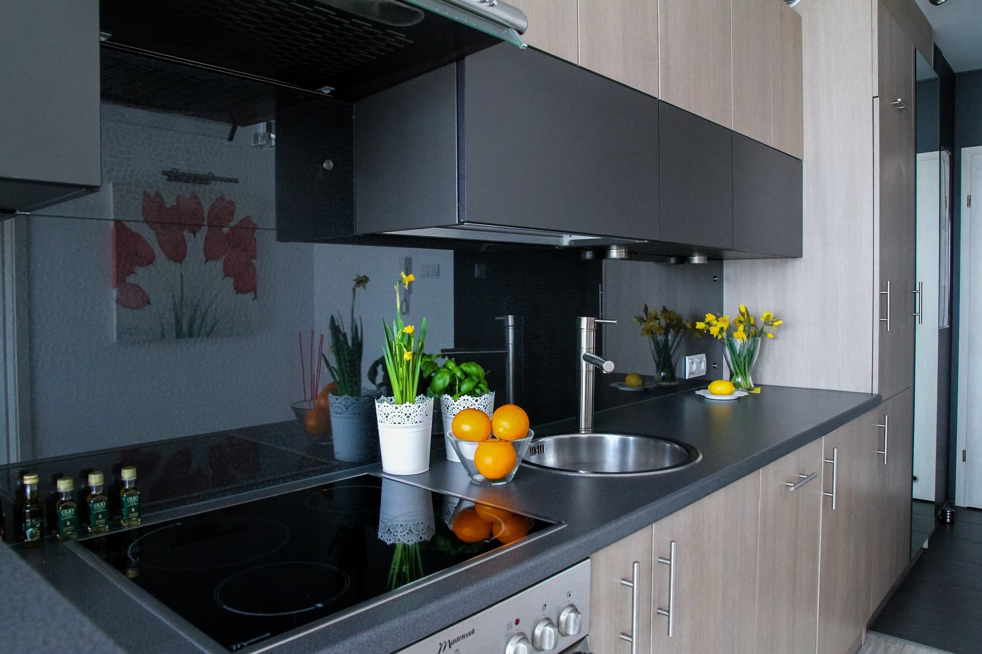 Well-presented accommodation kitchen